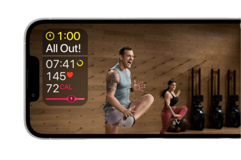 Apple Fitness + HIIT Training mit Burnbar